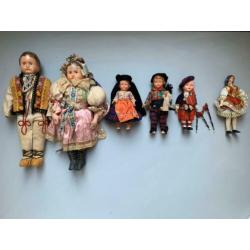 Diverse poppen (antiek)