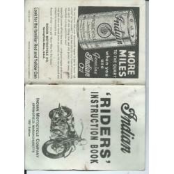 Indian Motorcycles origineel instructieboekje