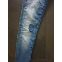 Nieuwstaat dames anti blue skinny jeans stretch mt 24-32