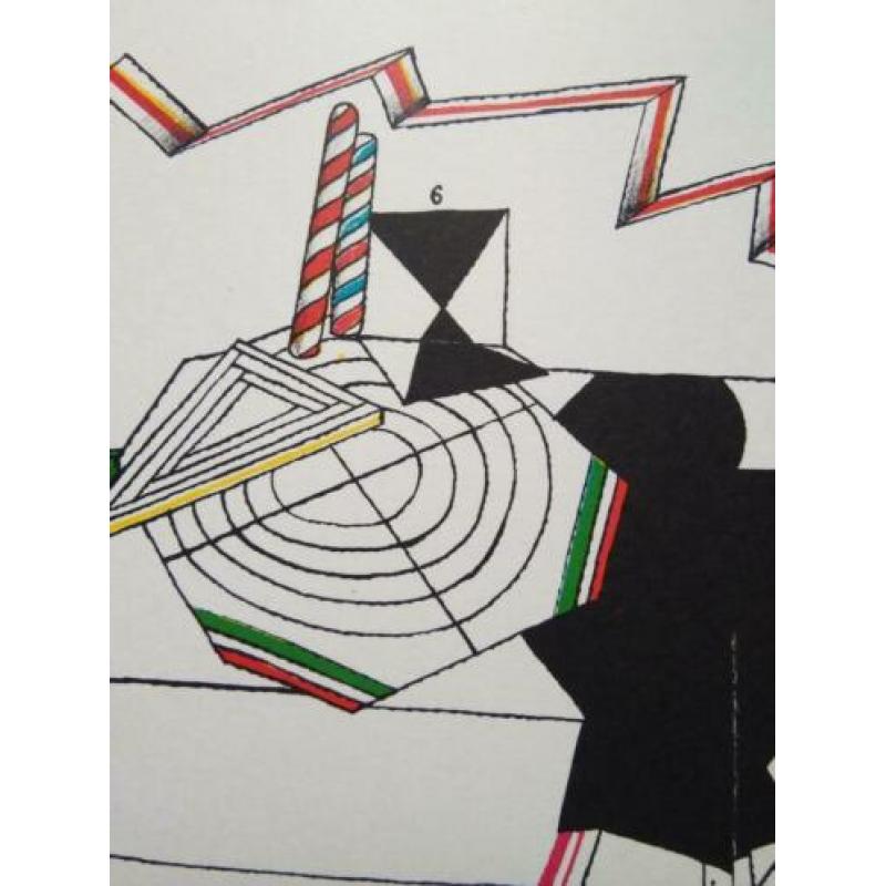 Lucio del Pezzo litho 1967