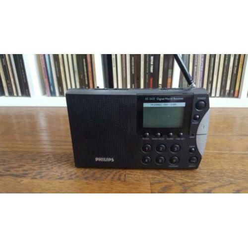 Philips AE 3650 Digitale wereldontvanger fm radio wekker
