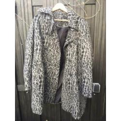 Nieuwe jas maat 46/48 panterprint Miss Etam