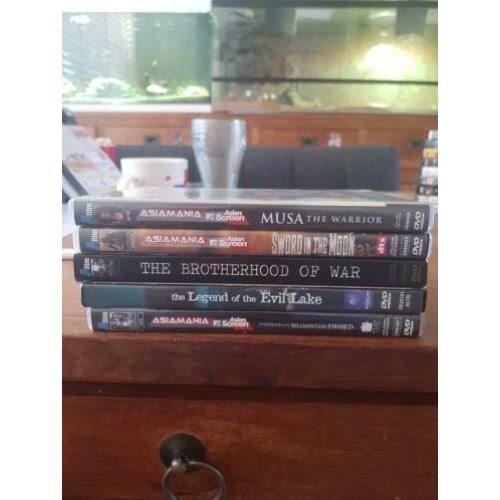 Asiamania DVD's Korea, Thailand , Vietnam, Bhutan, Azie verz