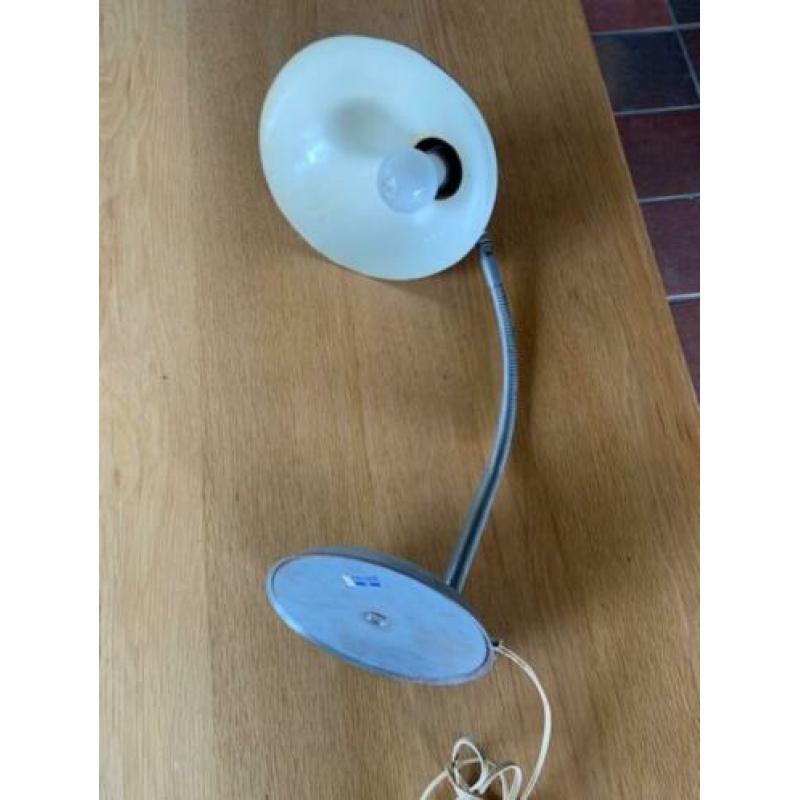 Industriele burolamp/ tafellamp/ retro/ Sis lamp jaren 50