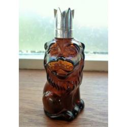 Moara Shira Aftershave fles in de vorm van een Leeuw.