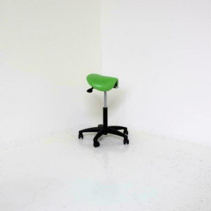 Zadelkrukken, Verstelbare Krukken, Kapperskruk, NIEUW, Groen