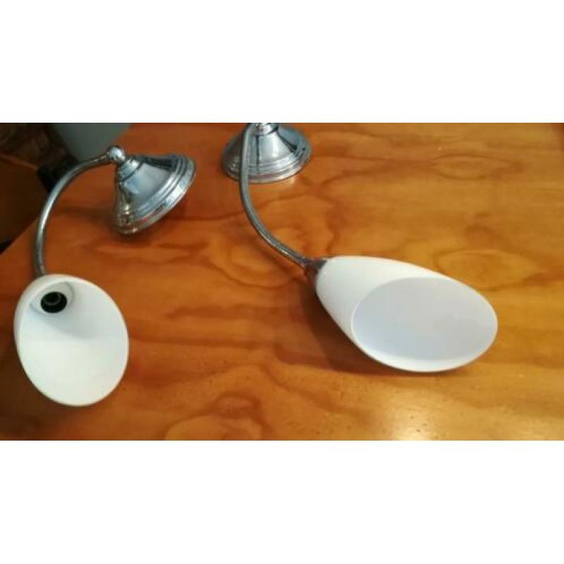 Vintage wandlampenset