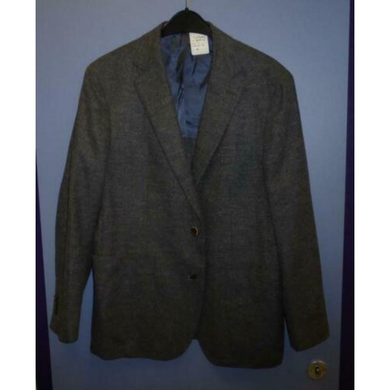 Suit supply blauw grijs gemêleerd wollig colbert S 46 29688