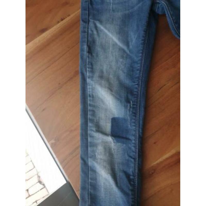 Nieuwstaat dames anti blue skinny jeans stretch mt 24-32