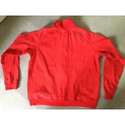 Reebok trainings jack- sport vest ~Dames ~Rood ~mt. L > M