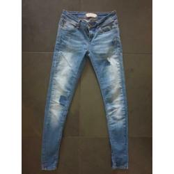 Nieuwstaat dames anti blue skinny jeans stretch mt 24-32