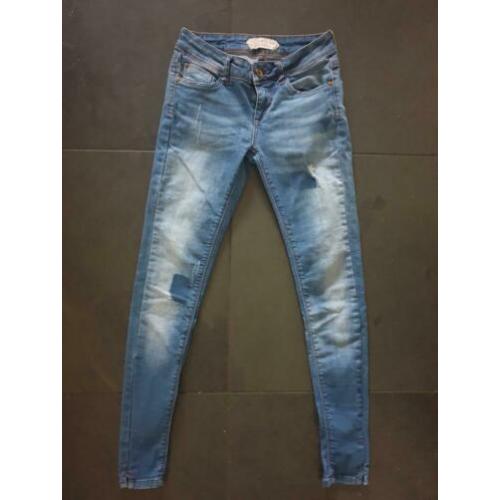 Nieuwstaat dames anti blue skinny jeans stretch mt 24-32