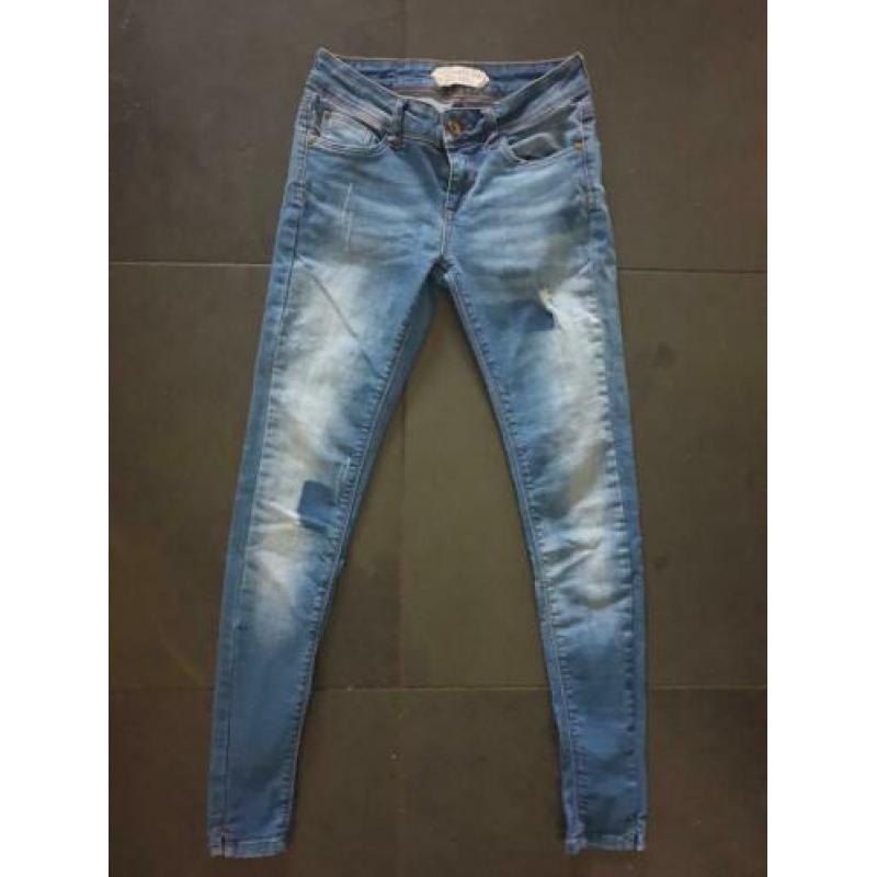 Nieuwstaat dames anti blue skinny jeans stretch mt 24-32