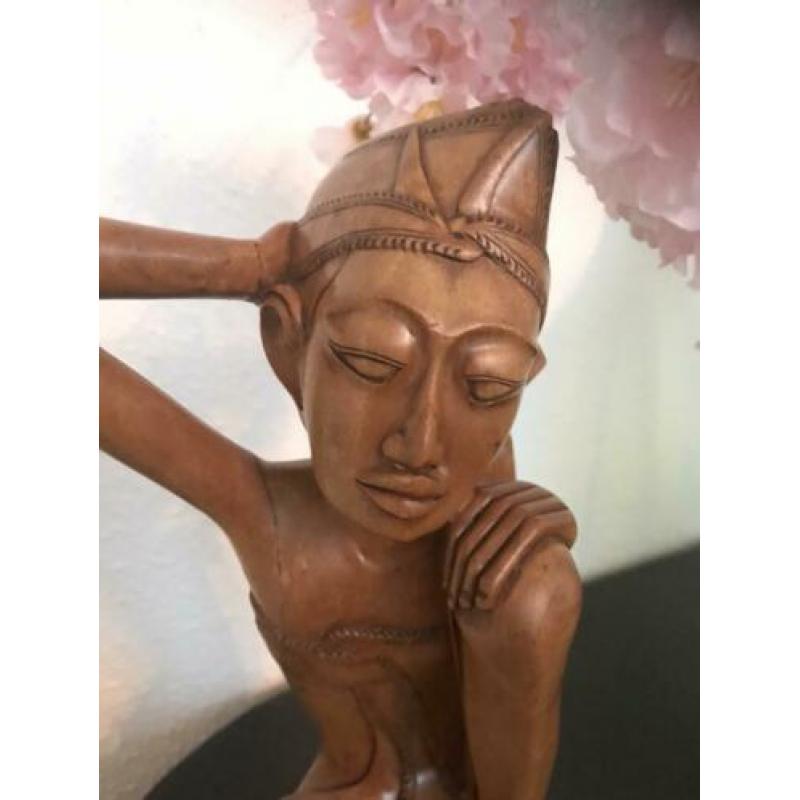 Indo artdeco Javaanse jongen, no keris, kris