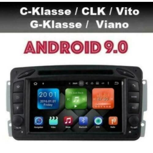 Mercedes C-Klasse W203 CLK radio navigatie carkit android 9