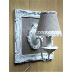 Brocante lijstlampen, te maken in veel kleuren en variaties!