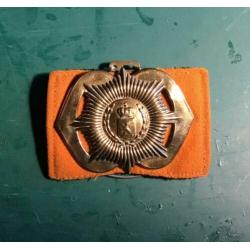 Zwarte Baret van Heutsz Embleem Korea Model