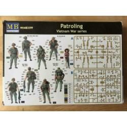 Masterbox 3599 'Patroling' Vietnam figuren 1/35