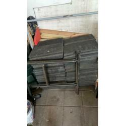Rubberen tegels 48x48 3CM dikte tuintegel rubber