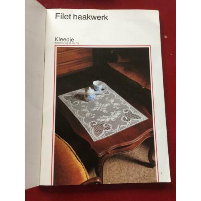 Fijn haakwerk 2. Filethaakmotieven. 1981. Haken.