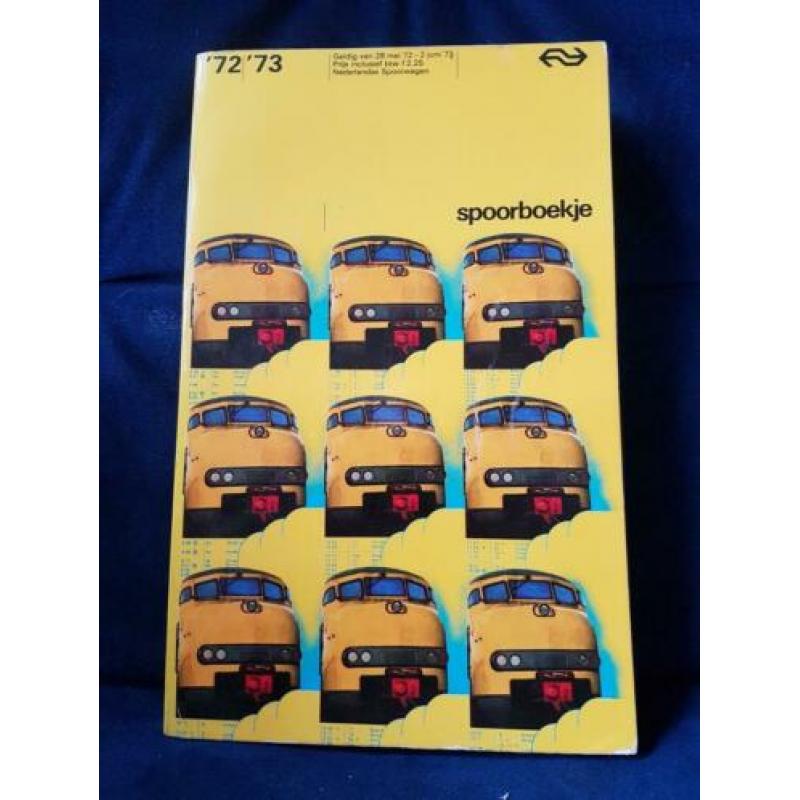 Oude spoorwegboekjes / dienstregelingen ns treinen
