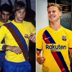 Barcelona 2019/20 - FRENKIE DE JONG Uit Tenue - mt 128