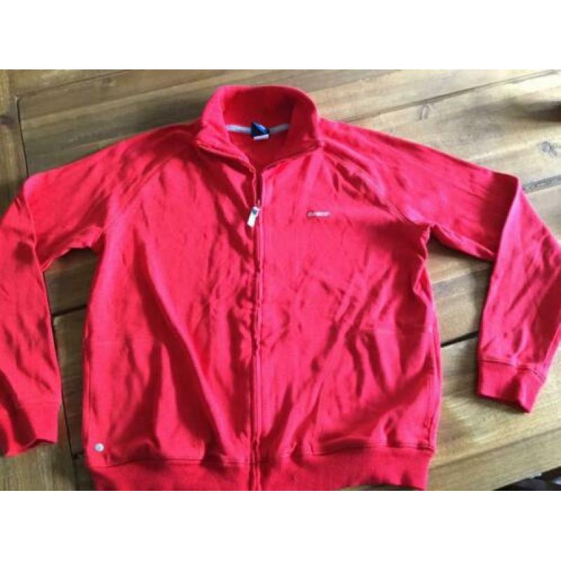 Reebok trainings jack- sport vest ~Dames ~Rood ~mt. L > M