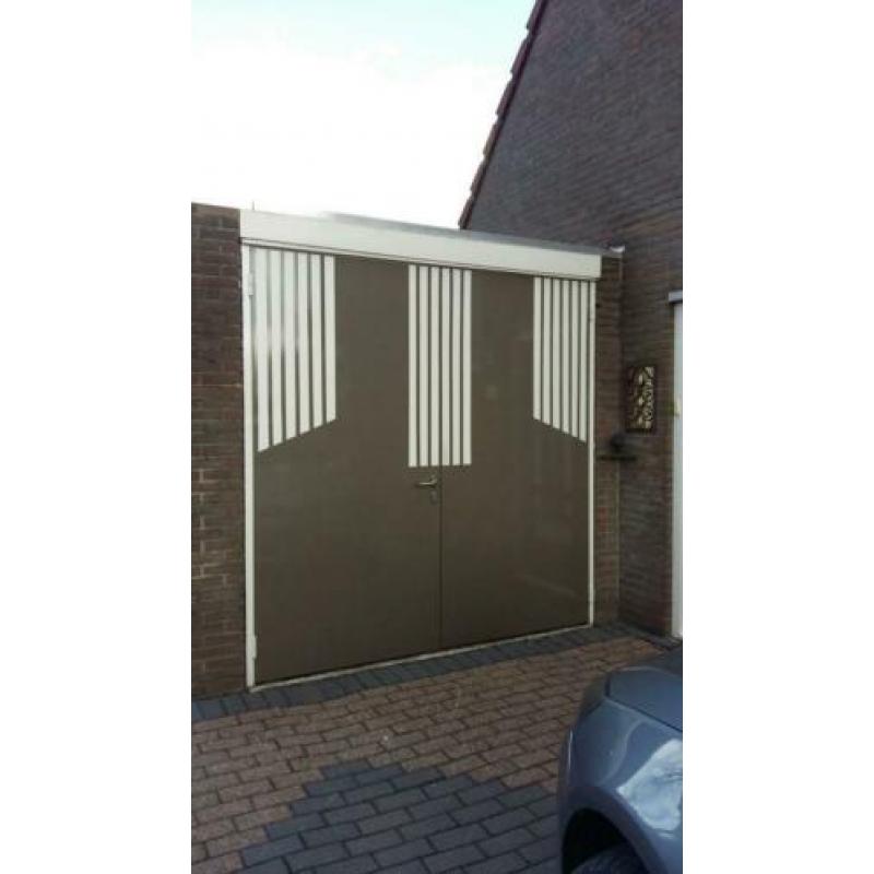 Stalen dubbele garage deur
