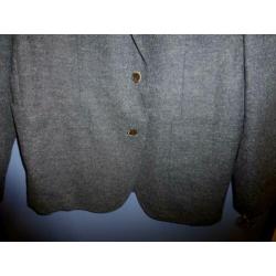 Suit supply blauw grijs gemêleerd wollig colbert S 46 29688