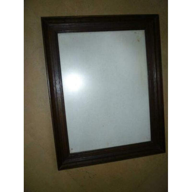 Houten lijst schilderijlijst met glas fotolijst