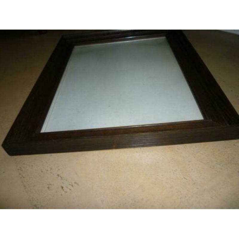 Houten lijst schilderijlijst met glas fotolijst