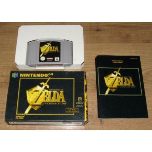 Legend Of Zelda Ocarina Of Time compleet voor Nintendo 64