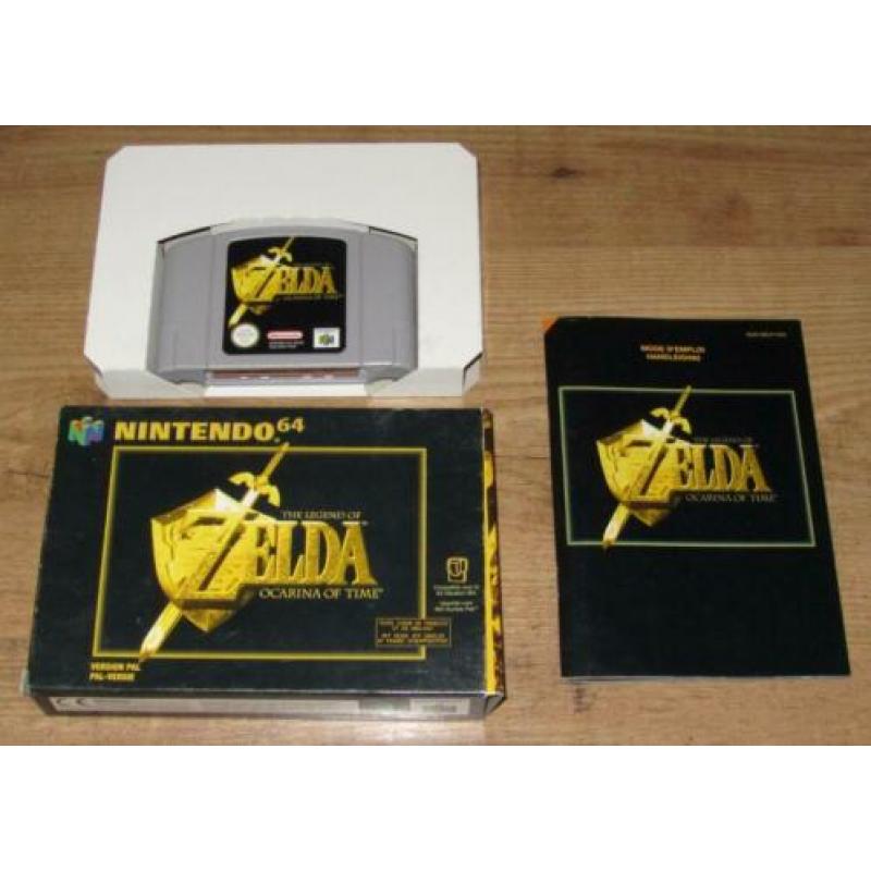 Legend Of Zelda Ocarina Of Time compleet voor Nintendo 64
