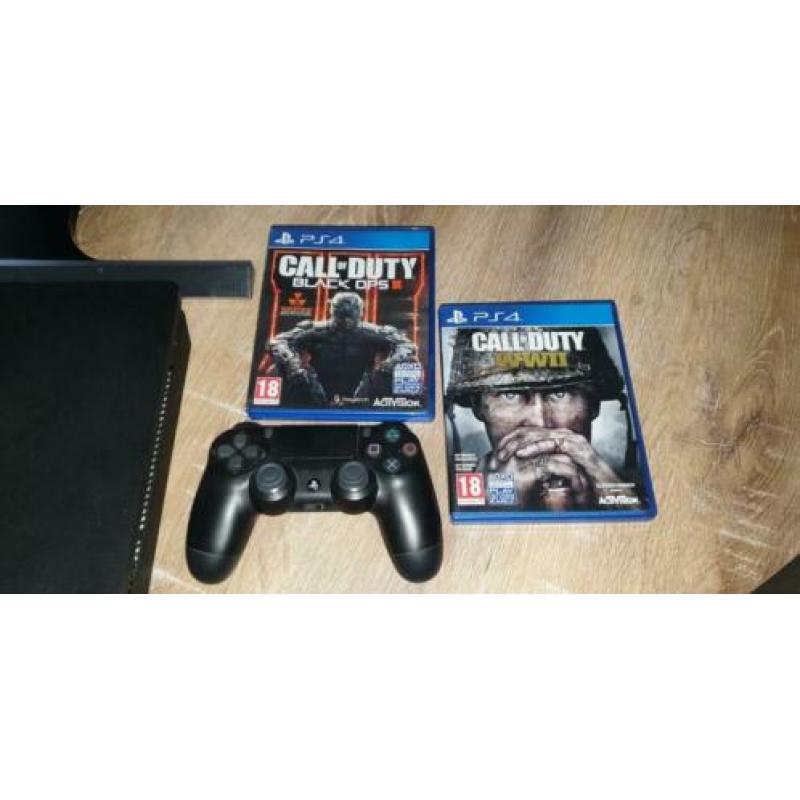 PlayStation 4 slim 1tb met monitor