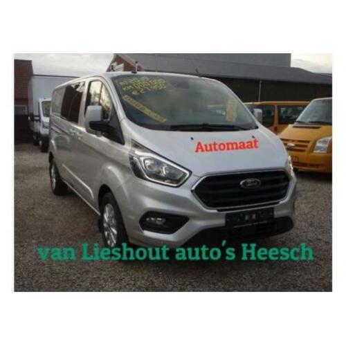 Ford Transit Custom 170 pk L2 AUTOMAAT Dub Cab Limited nieuw