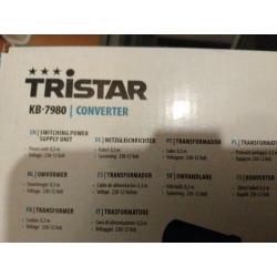 Tristar omvormer/converter NIEUW 230/12volt