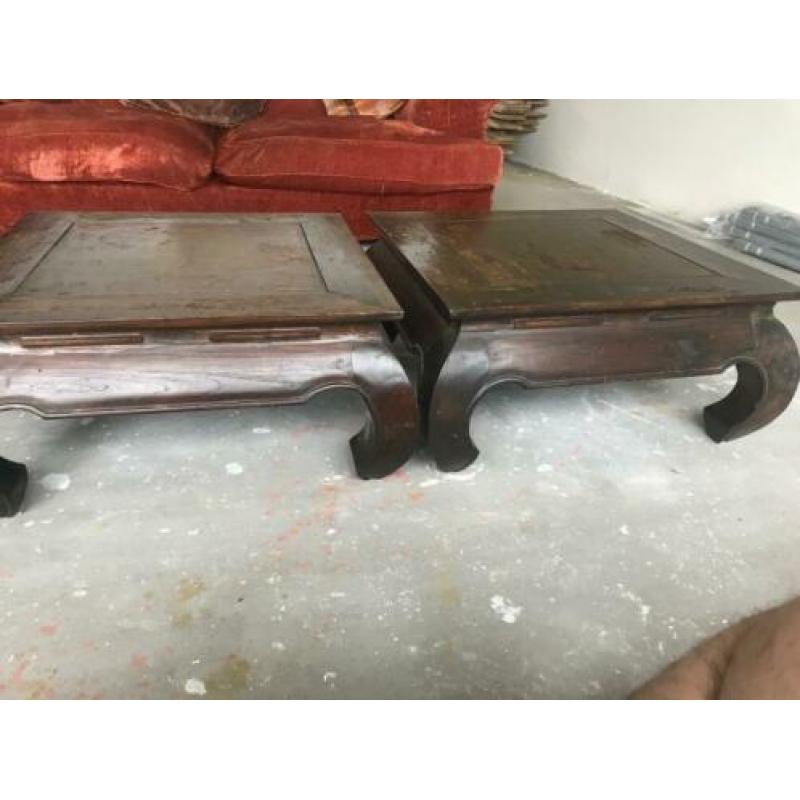 Opiumtafeltjes Teak 5x