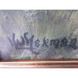 Groot schilderij antiek
