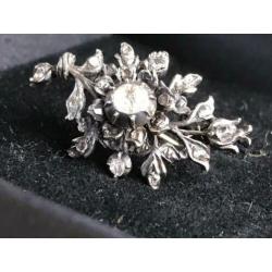 Roosdiamanten broche Johan Roozendaal