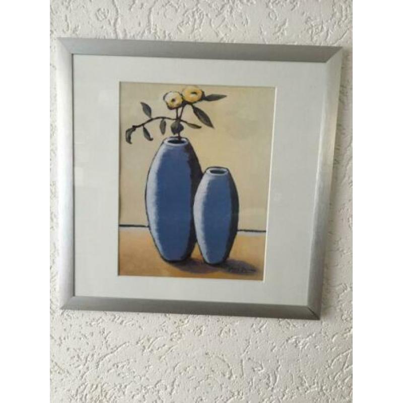 Set van 4 ingelijste posters van Yves Blanc