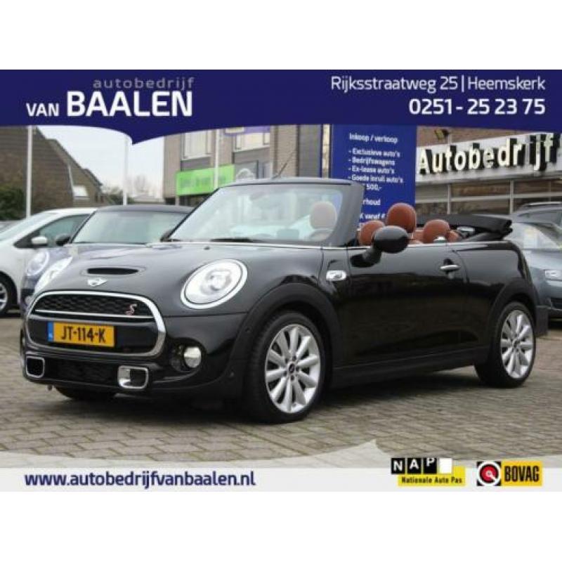 MINI Cabrio 2.0 Cooper S AUTOM 192Pk Chili Serious Busin FUL
