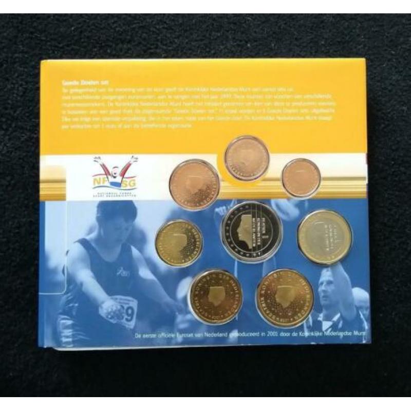 Nederland Goede Doelen Set 2001 Nationaal Fonds Gehandicapte