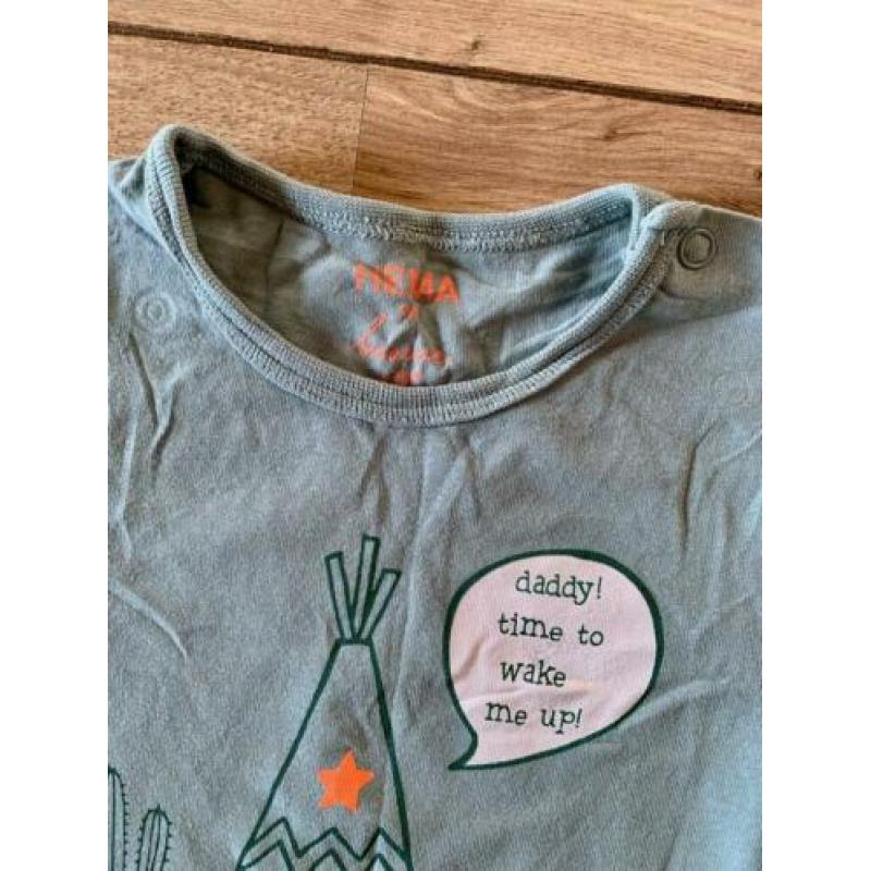 Z.g.a.n. Groen boxpakje, zomer, unisex, Hema, maat 74