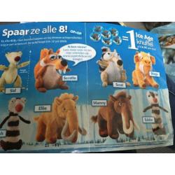ICE age 3 knuffels