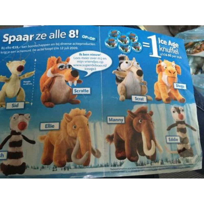 ICE age 3 knuffels