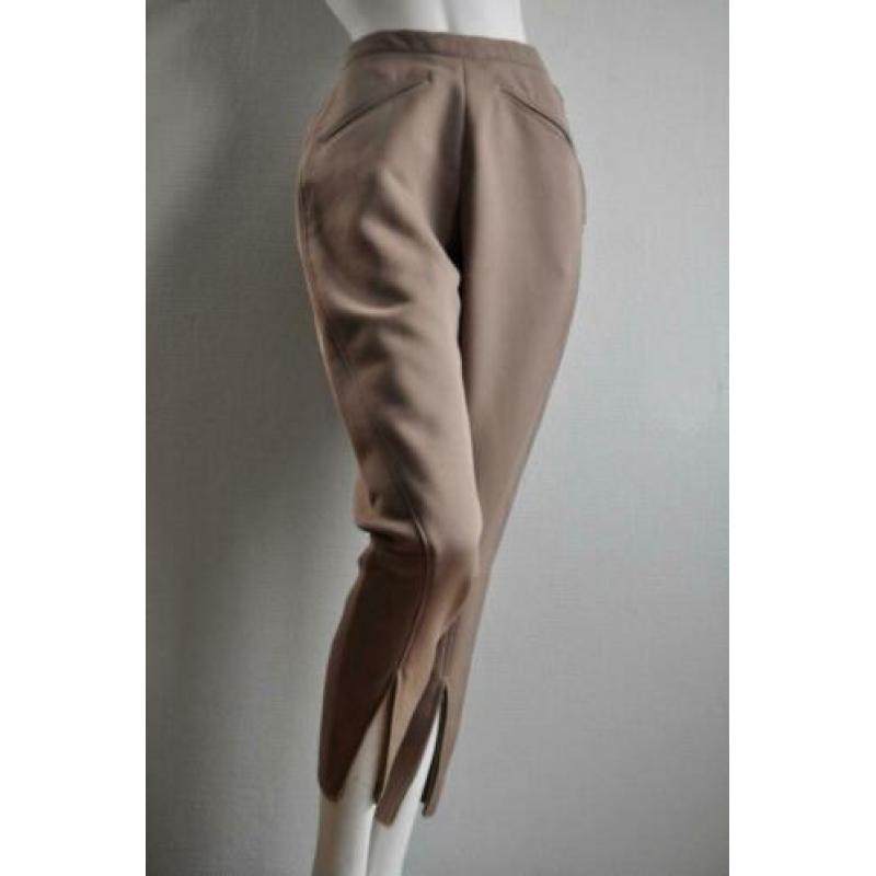 Vintage split hem broek van wol