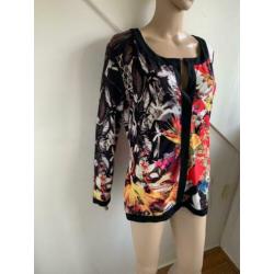Etoile Du Monde top maat L 44 multicolor zwart maat 6