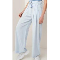SAMSOE & SAMSOE lichtblauwe Broek maat L Huid Coll NIEUW