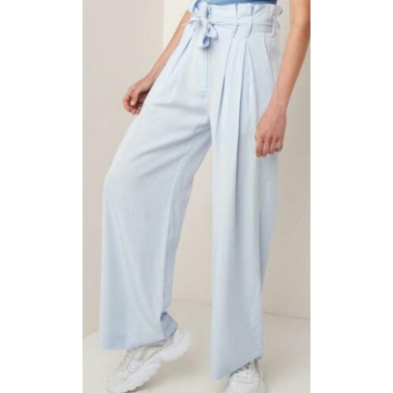 SAMSOE & SAMSOE lichtblauwe Broek maat L Huid Coll NIEUW