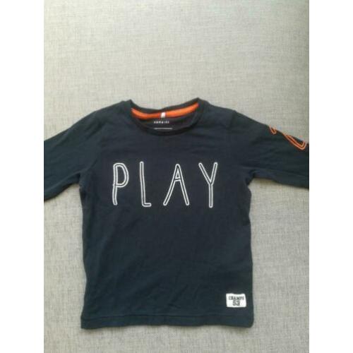 Name it longsleeve 86 donkerblauw ongedragen